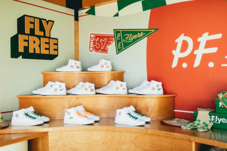 PF Flyers rebrand by Bokeh