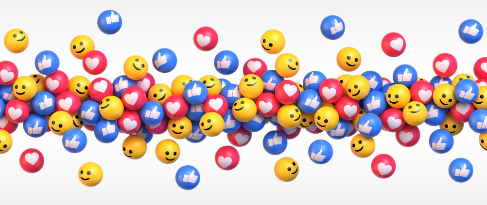 Shutterstock likes and shares