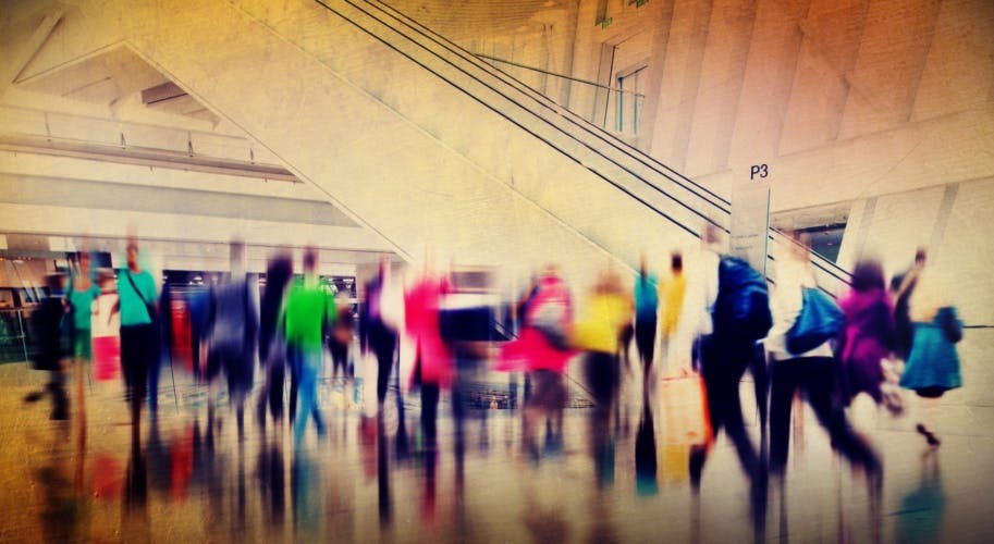 Shutterstock image of people shopping