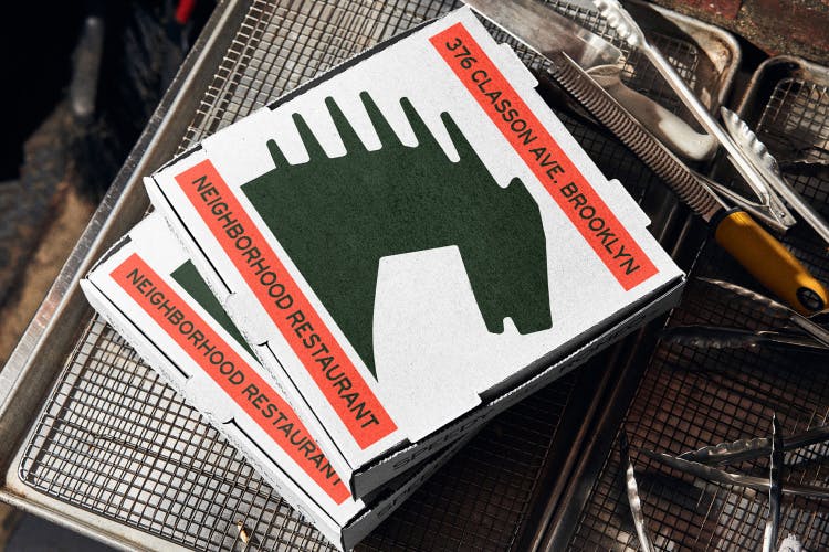 Image showing the new branding for pizza restaurant Speedy Romeo centred around horse motifs