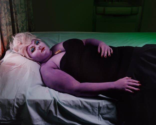Photograph of a cosplayer dressed as Ursula from the Little Mermaid in Kids of Cosplay by Thurstan Redding